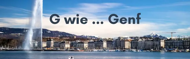 Städte mit G - Genf