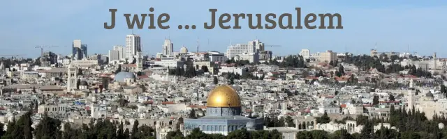 Städte mit J am Anfang - Jerusalem